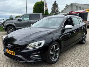 Volvo V60 2.4 D6 Twin Engine R-Design 2015 Zwart Schuifdak