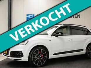 Audi Q7 3.0 TFSI QUATTRO Pro Line S S-Line 333pk Automaat 7p! UNIEK|DLR|Luchtvering|Panoramadak|Virtual|LED Matrix|Black|Trekhaak