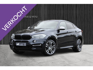 BMW X6 M50d M-Sportpakket, Glasdak elektrisch, LED, Navi Prof, Head-Up, Softclose, Bang&Olufsen, 360 Camera, Comf.zet + Mem, Adpt.Onderst, Keyless, etc.