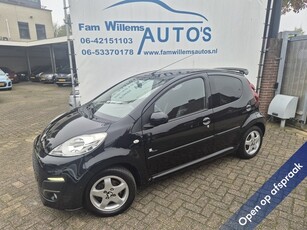 Peugeot 107 1.0 Black & Silver Leder Airco LMV (bj 2013)