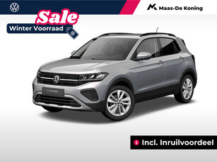 Volkswagen T-Cross Life Edition 1.0 TSI 95 pk 5 versn. Hand · Airconditioning automatisch, 2-zone (climatronic) · Comfort pakket · Privatelease vanaf €,-359 per maand · Incl. inruilvoordeel ·