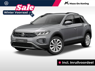 Volkswagen T-Roc Life Edition 1.0 TSI 116 pk 6 versn. Hand · Airconditioning automatisch, 2-zone (climatronic) · Privatelease vanaf €,-398 per maand · Incl. inruilvoordeel ·