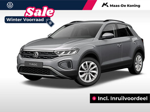 Volkswagen T-Roc Life Edition 1.0 TSI 116 pk 6 versn. Hand Volkswagen T-Roc Life Edition 1.0 TSI 116 pk 6 versn. Hand · Airconditioning automatisch, 2-zone (climatronic) · Privatelease vanaf €,-398 per maand · Incl. inruilvoordeel ·