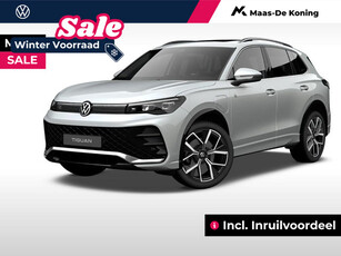 Volkswagen Tiguan 1.5 eHybrid R-Line Edition, 272 pk 6 versn. DSG · Black style pakket · Assistance pakket plus · Trekhaak incl. aanhangermanoeuvreerhulp (trailer assist) · Incl. Inruilvoordeel · Mega sale