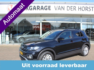 VOLKSWAGEN T-CROSS 1.0-110pk TSI Life AUTOMAAT.Uit Voorraad , Climate control , Cruise control , Parkeersensoren V+A , Apple carplay , LM velgen ,