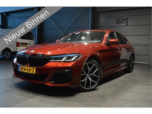 BMW 5 Serie 530e M-SPORT schuifdak leer camera trekhaak 19