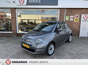 Fiat 500 1.0 TwinAir Pop 4 nieuwe banden snelheid limet lichtmetalen wielen airco