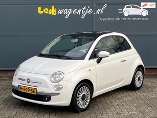 Fiat 500 1.4-16V Lounge *100 PK *zesbak *airco *panoramadak