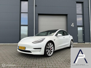 Tesla Model 3 Performance AWD 75 kWh 462Pk Pearl White BTW