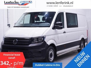 Volkswagen Crafter 2.0 TDI L3H3 Dubbel Cabine 6-Zits Navi