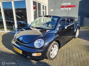 Volkswagen New Beetle Cabriolet 1.6, Leer, Nieuwe apk!