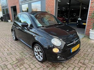 Fiat 500 1.2 Lounge Leer Airco, Cabrio