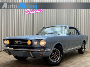 Ford USA Mustang GT Coupé / Original A-Code / Rally-Pack /Silver Blue / 289 4,9L / 225 PK / C4 Automaat / 1966