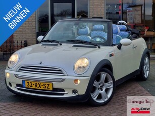 Mini Mini Cabrio 1.6 Cooper Chili Unieke kleur Leer