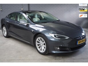 Tesla Model S 75D Schuifdak-Beige Leder-Carbon