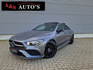 Mercedes-Benz CLA-klasse 250 AMG Night Panodak Sfeerverlichting 360camera Dodehoeksensor MBUX Keyless