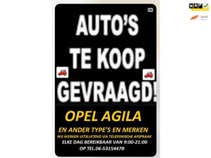 Opel Agila 1.2-12V ( AUTOHILHORST, UITSLUITEND VIA TELEFONISCHE AFSPRAAK! ELKE DAG VAN 9:00-21:00 BEREIKBAAR )