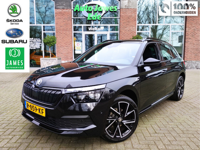 Škoda Kamiq 1.0 TSI 110PK DSG Monte Carlo Wegklapbare trekhaak - Panoramadak - 18Inch LMV - Achteruitrijcamera - Stoel/Stuur en Voorruitverwarming