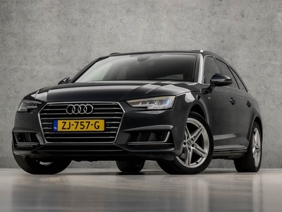 Audi A4 Avant 2.0 TFSI S-Line Luxury 191Pk Automaat (PANORAMADAK, APPLE CARPLAY, DIGITAL COCKPIT, B&O AUDIO, BRUIN LEDER, GETINT GLAS, ADAPTIVE CRUISE, STOELVERWARMING, GROOT NAVI, ELEK ACHTERKLEP, CAMERA, TREKHAAK, NIEUWSTAAT)