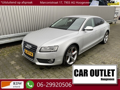 Audi A5 Sportback 2.0 TFSI quattro AUTOMAAT, 2-tone Leer, Navi, Clima, CC, Cam, B&O Sound-sys, LM, Afn.Trekh, nw. APK – Inruil Mogelijk –