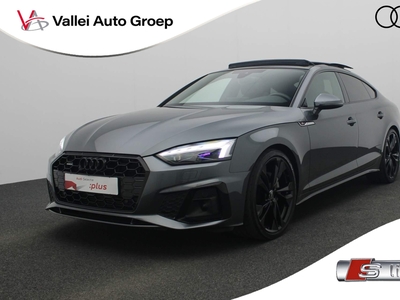 AUDI A5 Sportback 40 TFSI 204PK S-tronic Quattro S edition | Pano | Laser LED | Trekhaak | B&O | Keyless | Camera | 20 inch | Zwart optiek