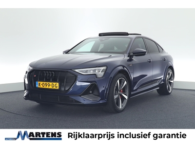 AUDI E-TRON Sportback S 504pk quattro 95 kWh S-Line B&O Leder 360Camera Luchtvering Virtual Cockpit Matrix Led Panoramadak Navigatie