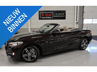 BMW 2-serie Cabrio 220i Sport Airco-ecc Sportstoelen Leer