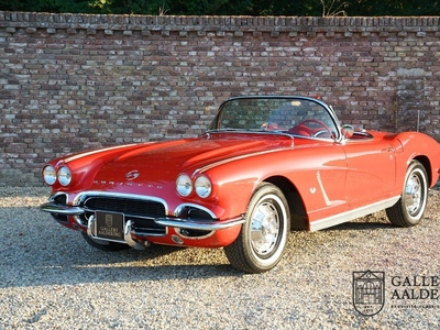 Chevrolet Corvette C1 Matching numbers, Very original condition, 300 horsepower and manual transmission Finished in Roman Red, Superb provenance and excellent authenticity, Beautifully presented inside and out, Highly regarded last-of-the-line C1 model