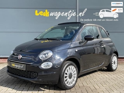 Fiat 500 C 1.0 Hybrid Lounge Cabrio* aut. airco *VERKOCHT*