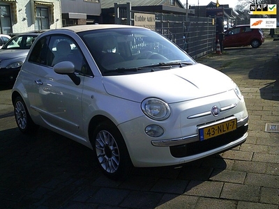 Fiat 500 C 1.2 Lounge cabrio leer airco nap apk