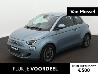 FIAT 500 500e Icon 42 kWh | Navigatie | Parkeer camera | Cruise control | Parkeer sensoren | Climate control