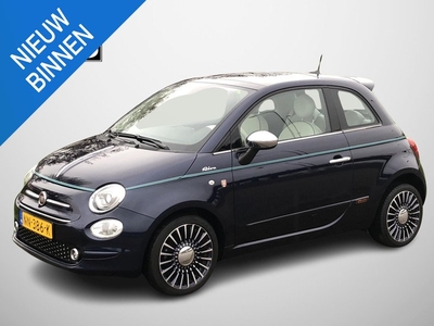 Fiat 500 TwinAir Turbo 105pk Riva NAVI CLIMATE LEER SCHUIFDAK DAB PDC 16