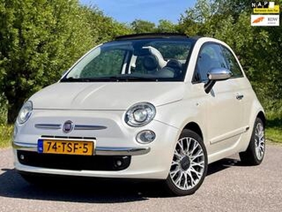 Fiat 500C 500 C 1.2 Rock AUTOMAAT CABRIO NL-Auto NAP AIRCO LEDER-INT GOED ONDERHOUDEN