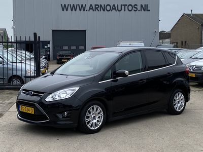 FORD C-MAX 1.0 126 PK Titanium, 6-BAK, RECENT NIEUWE MOTOR+KOPPELINGSSET+GROTE BEURT, AIRCO(CLIMA), CRUISE CONTROL, ACHTERUITRIJCAMERA, NAVIGATIE, PARKEERSENSOREN V+A, BLUETOOTH-RADIO-CD-MP3-USB-AUX, 4X ELEK-RAMEN, ISOFIX, CENT-VERGRENDELING, LM-VELGEN