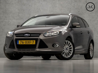 Ford FOCUS Wagon 1.0 EcoBoost Titanium Sport (TREKHAAK, CLIMATE, CRUISE, GETINT GLAS, PARKEERSENSOREN, SPORTSTOELEN, ELEK PAKKET, LM VELGEN, NIEUWE APK, NIEUWSTAAT)