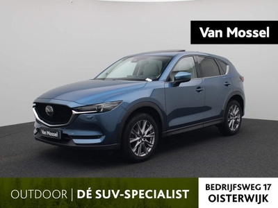 Mazda CX-5 2.5 SkyActiv-G 194 GT-M 4WD | SCHUIFDAK | LEDER | BOSE AUDIO | STOELVENTILATIE | NAVIGATIE | HEAD UP DISPLAY | 360-CAMERA | ELEKTRISCHE BESTUURDERSSTOEL MET GEHEUGEN | ADAPTIVE CRUISE CONTROL | ELEKTRISCHE ACHTERKLEP | TREKHAAK | STUUR+STOELVER