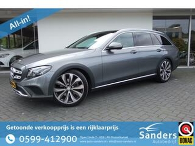 Mercedes-Benz E-KLASSE All-Terrain 220 d 4MATIC Prestige Plus / Carbon / 20 inch/ Panorama/ Leer / Trekhaak af-fabriek / Burmester