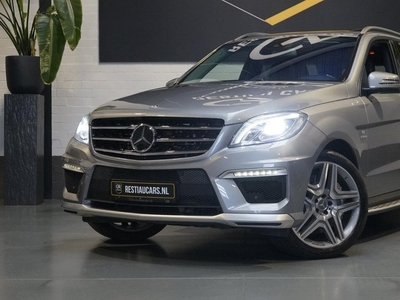 Mercedes-Benz M-Klasse ML 63 AMG V8 525Pk AUTOMAAT-ACC-CAMERA-CLIMA-HARMAN KARDON-LUCHTVERING-PANORAMA-STOEL VERWARMING VENTILATIE