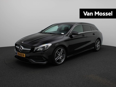 MERCEDES CLA-KLASSE Shooting Brake 180 Business Solution AMG | Half-Leder | Navigatie | Camera | Cruise Control | Sportstoelen | Stoelverwarming | Led-koplampen | 18 inch LMV |