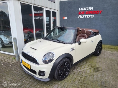 Mini Cabrio 1.6 Cooper S Automaat, 130.000km, Clima, Leder.