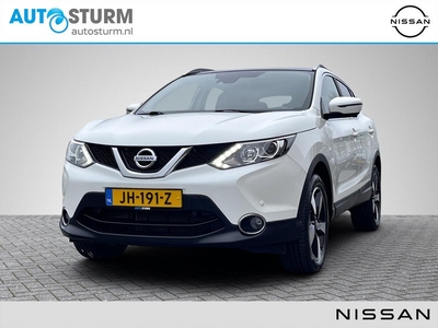 Nissan Qashqai 1.2 N-Connecta Design Pack | Trekhaak | Panoramadak | Navigatie | 360° Camera | Keyless Entry | Cruise & Climate Control | Rijklaarprijs!