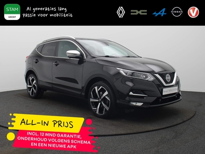 NISSAN QASHQAI 160pk DIG-T Tekna + ALL-IN PRIJS! 360° Camera | Bose | Leder | Panoramadak | Stoel-/voorruitverw.