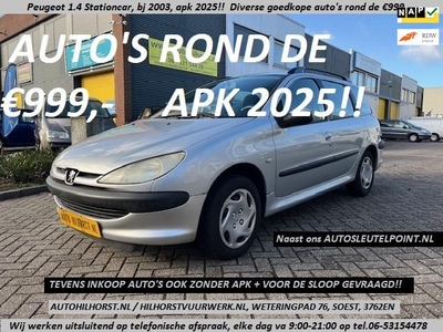 Peugeot 206 SW -Diverse auto's in deze prijsklasse