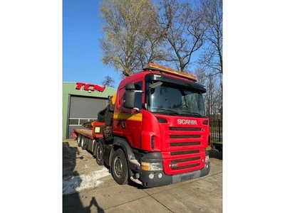 Scania R500 V8 Euro-5 8x2 + Fassi 1100 + jib (bj 2008)