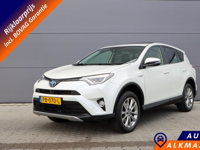 TOYOTA RAV4 2.5 Hybrid AWD Executive | Leer | Schuifdak | Trekhaak | Rijklaarprijs - incl.garantie