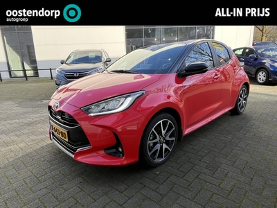 TOYOTA YARIS 1.5 Hybrid Launch Edition |org. NL auto|headup display|stoelverwarming|navigatie|apple carplay|lederen bekleding|