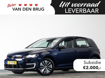 Volkswagen E-Golf Elektriciteit