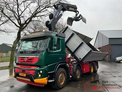 Volvo FMX, 460 8X2 8x2 met 3 zijden kabelsysteem inclusief