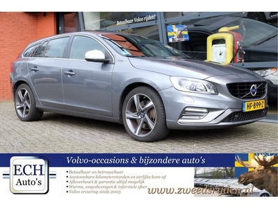 Volvo V60 VERKOCHT -- D6 Twin Engine R-Design, Schuifdak