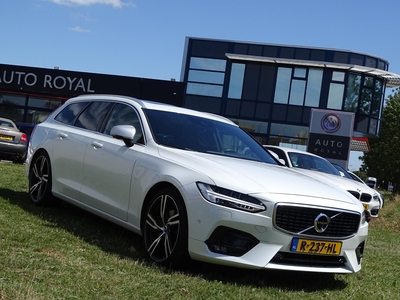 VOLVO V90 2.0 T6 AWD R-Design Luxury 335 pk - Automaat, B&O sound, Leder, Sportinterieur, Panorama dak, 360 Camera, Dode Hoek detectie, Head up display, Automatische airco, Adaptieve cruise, 21 inch velgen, Parkeer assistent, Elektris